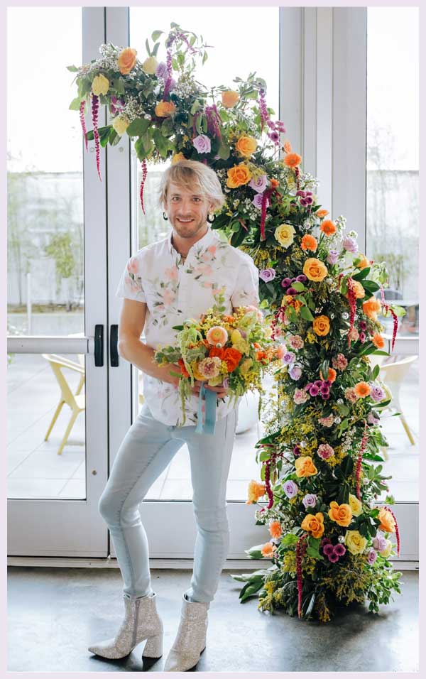 Jeremi-Carroll-of-Pollinate-Flowers- Jeremi Carroll • Florist at Pollinate Flowers